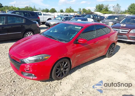 2013 Dodge Dart Rallye из США, поврежденный, VIN 1C3CDFBA4DD226278